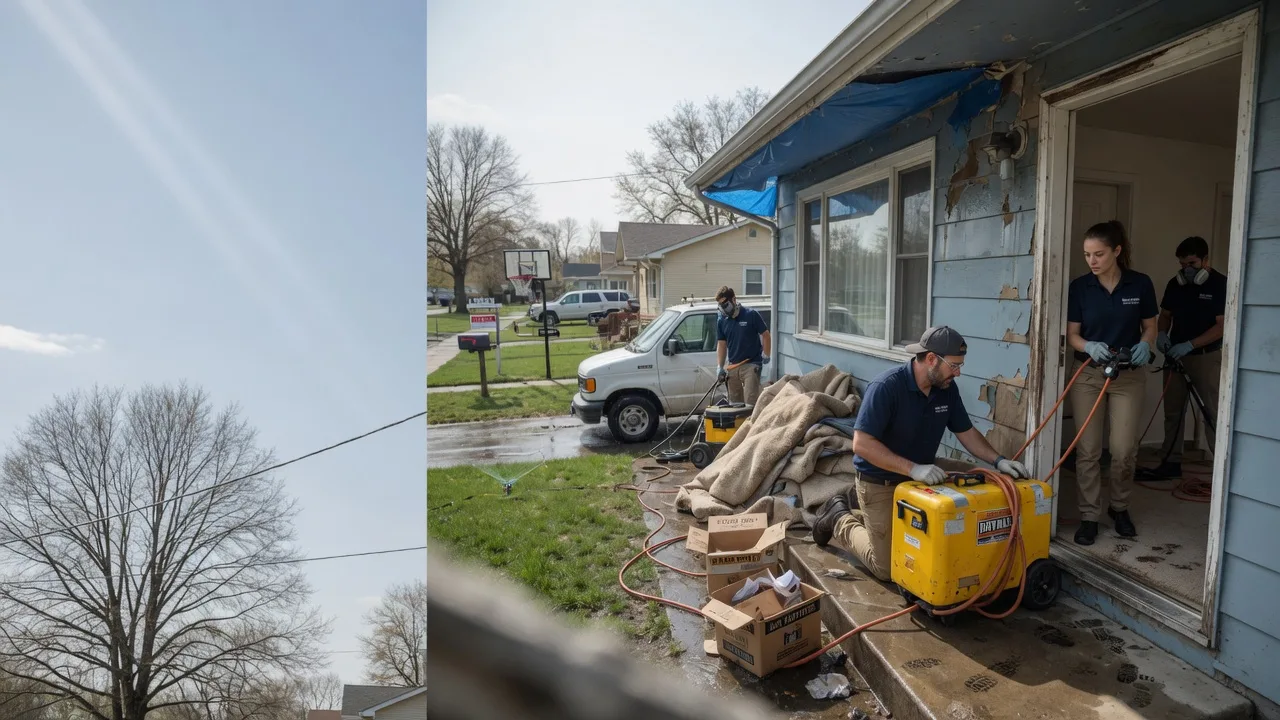Basement Flood Cleanup in Lostant, IL near me